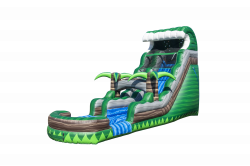 18' Emerald Crush Tsunami Water Slide